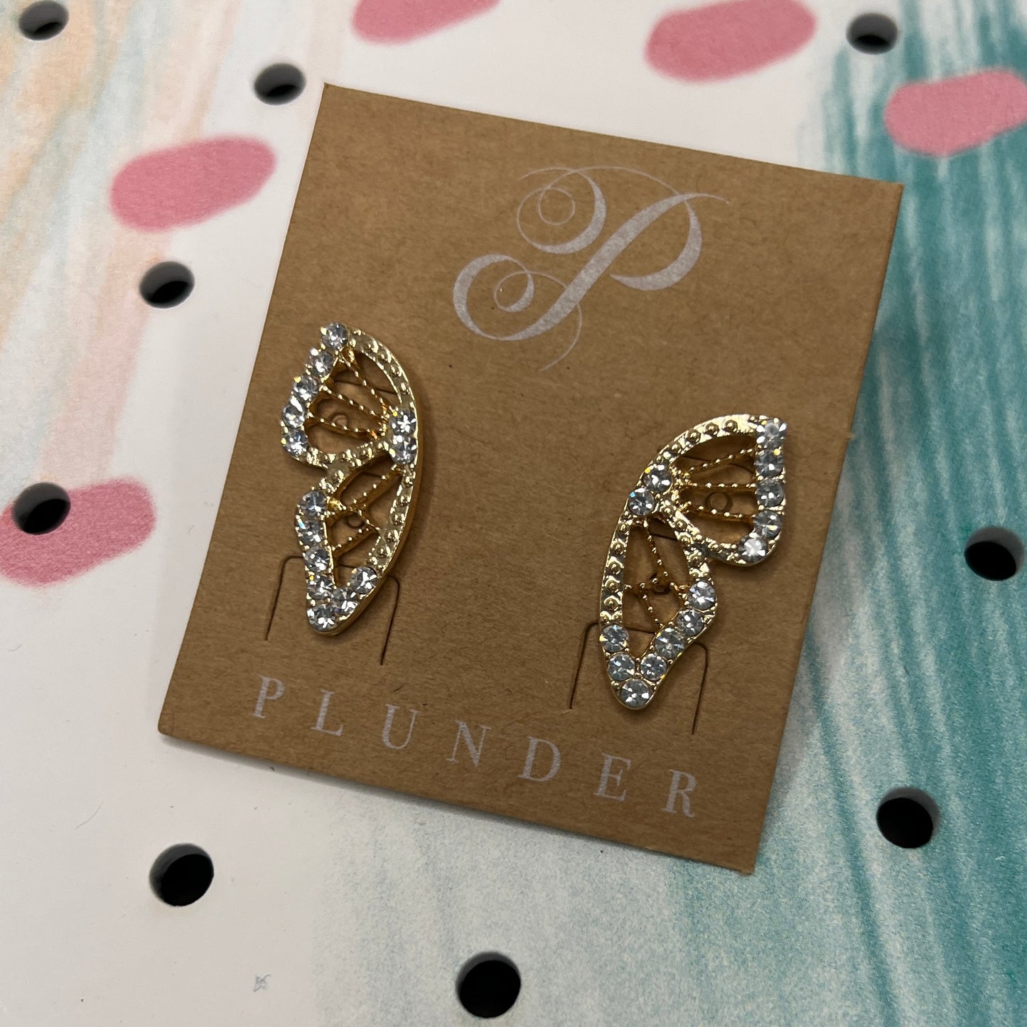 Navy Faye Earrings