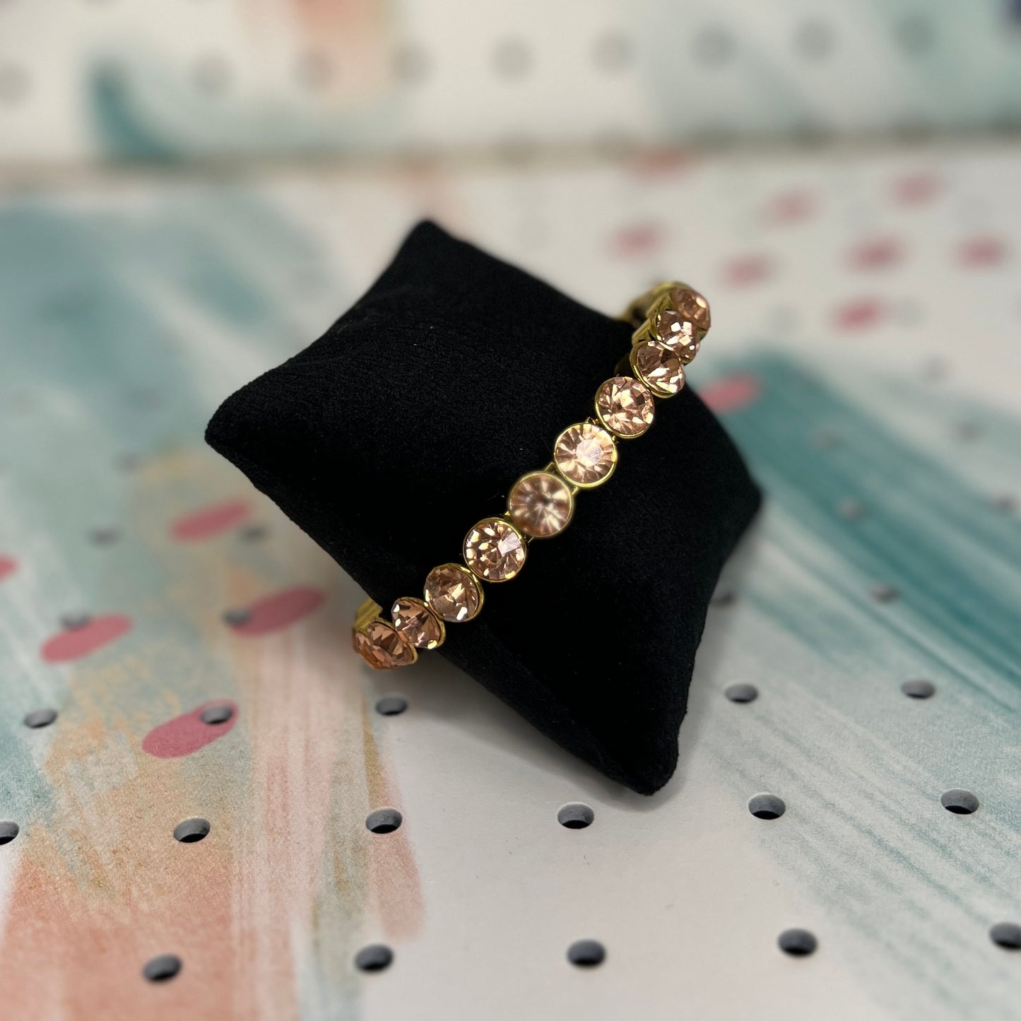 Pink Crystal Bracelet