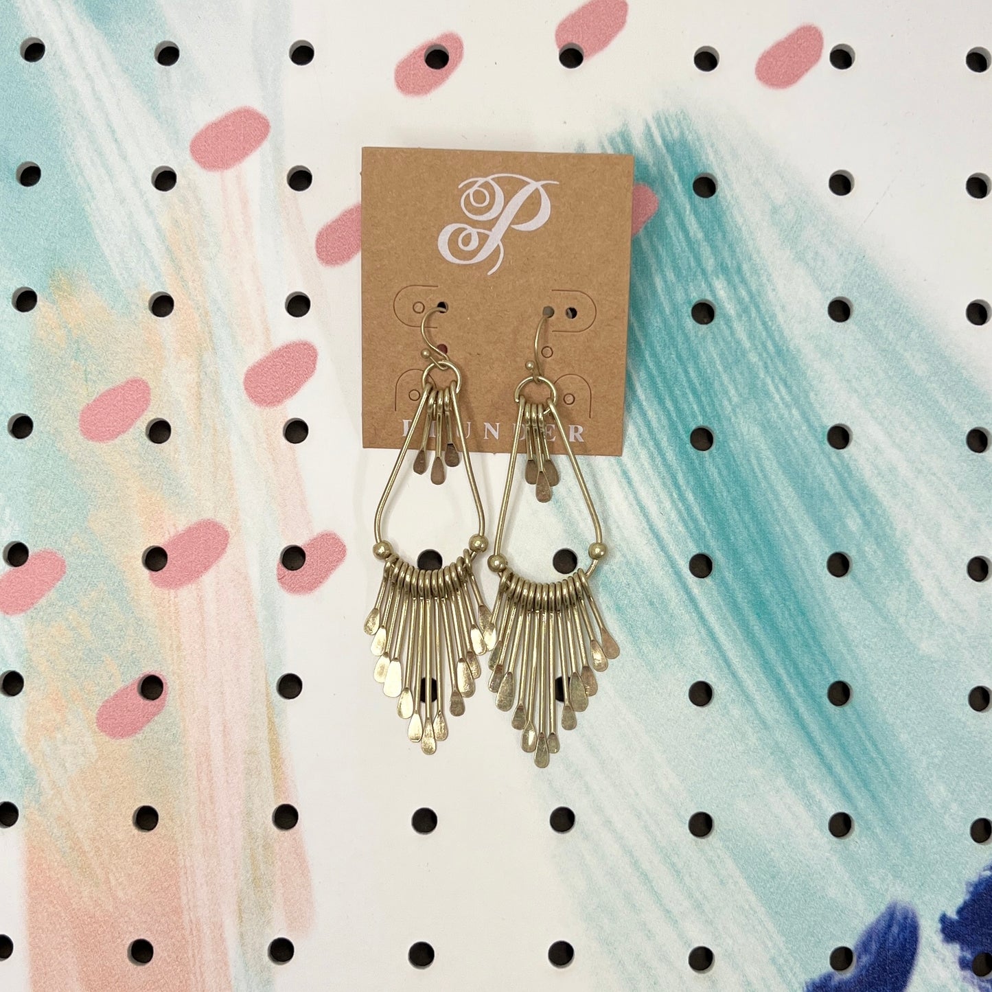Gold Dangle Earrings