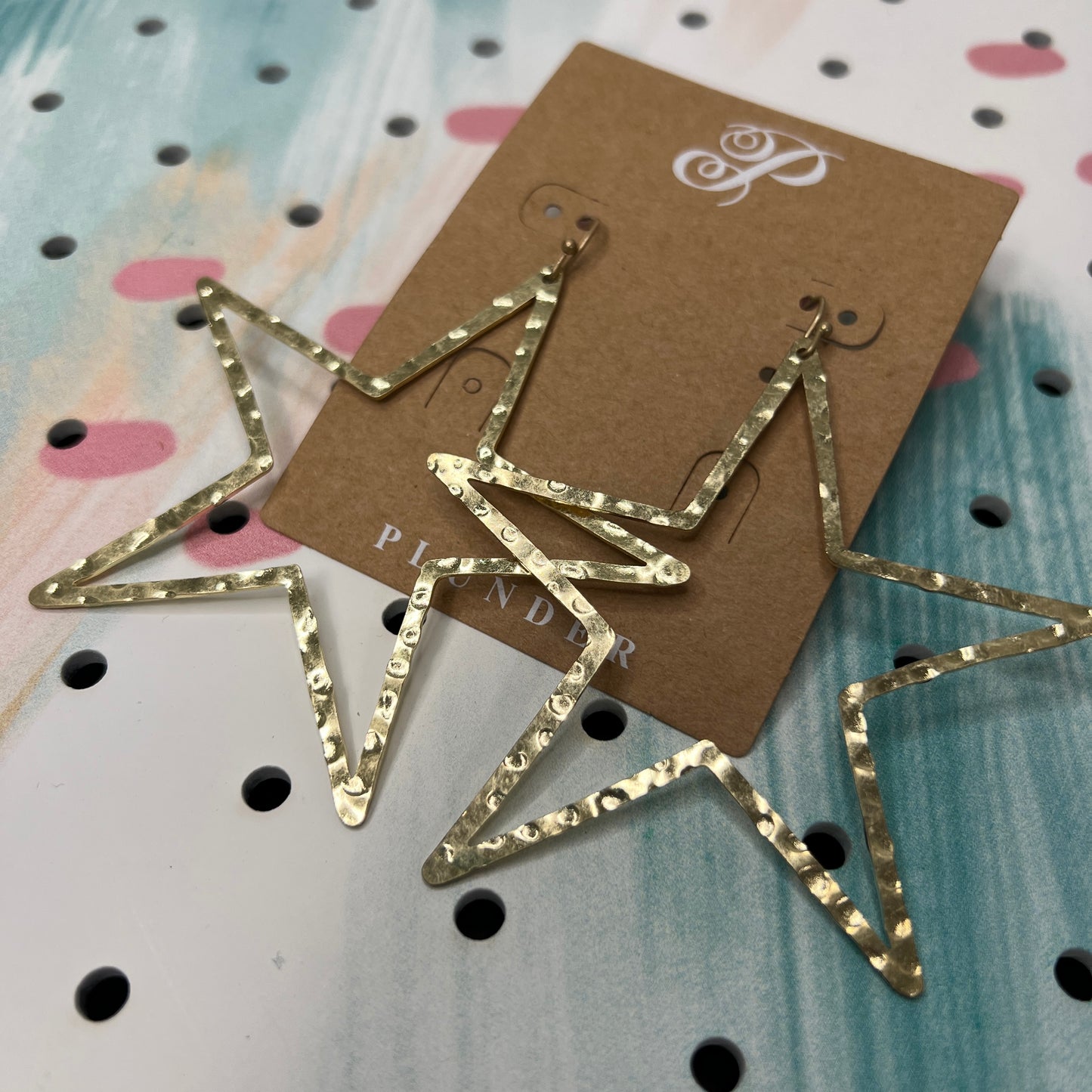 Gold Star Earrings