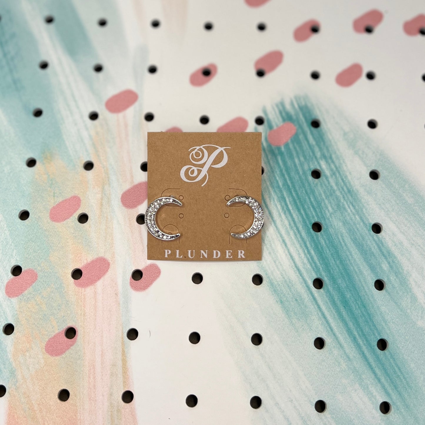 Silver Moon Earrings