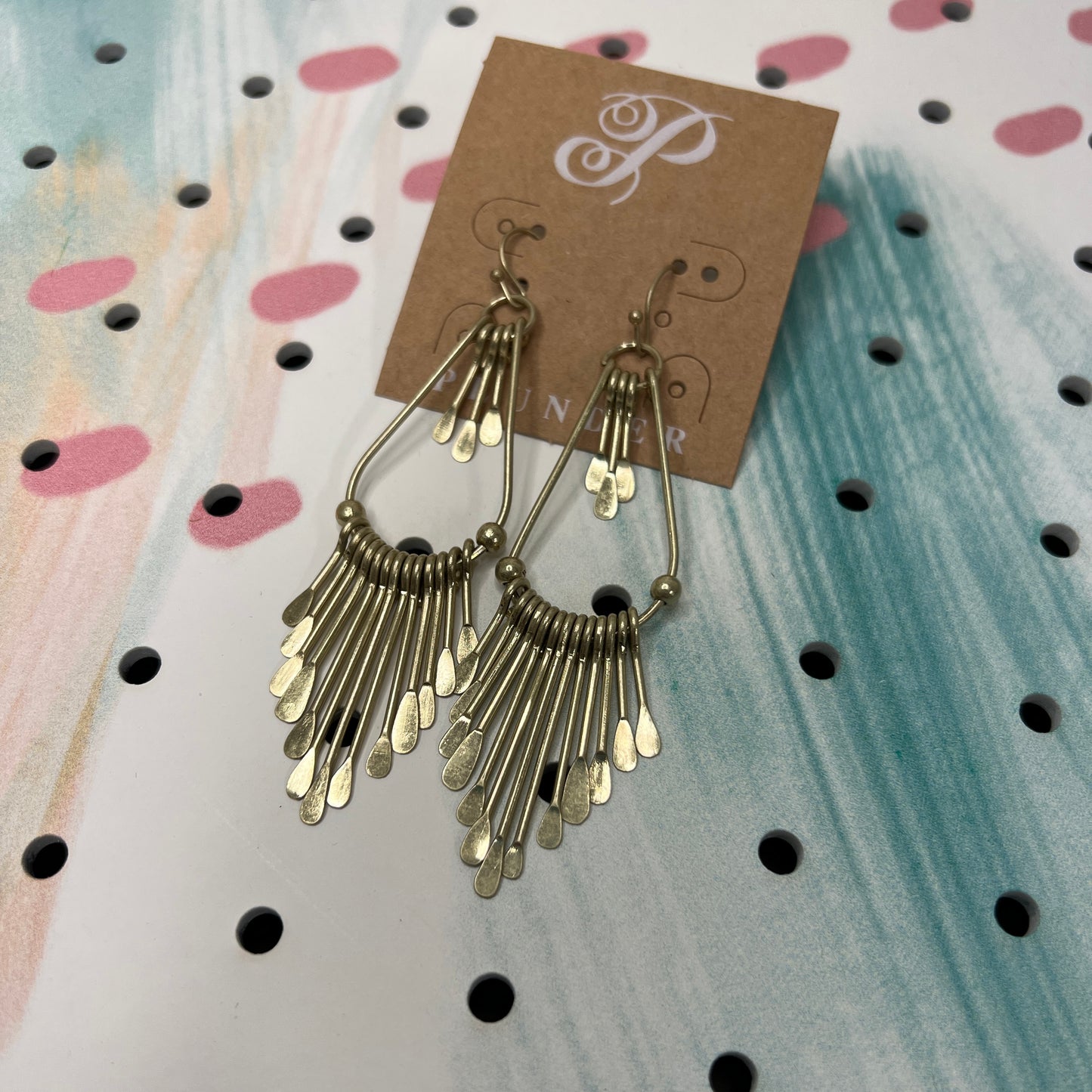 Gold Dangle Earrings
