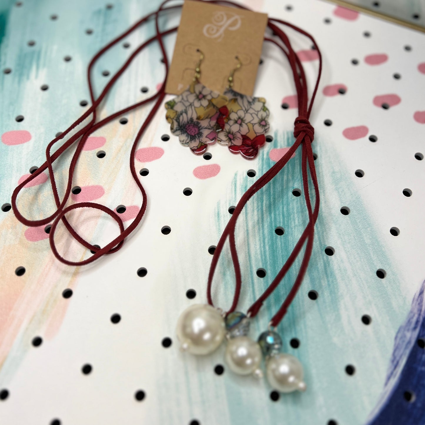 Currant Necklace and Earrings Set