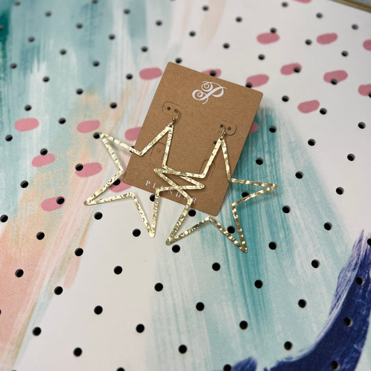 Gold Star Earrings