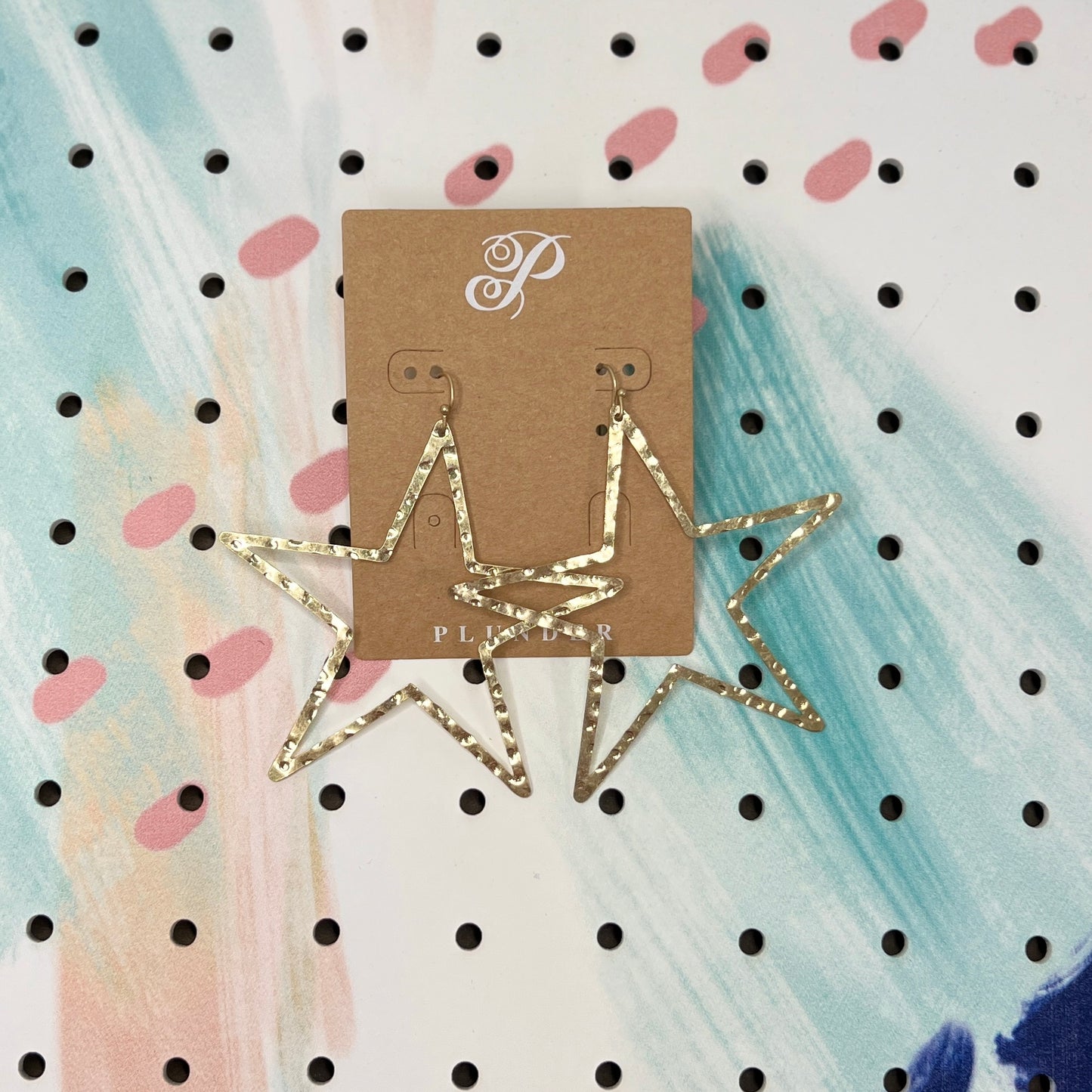 Gold Star Earrings