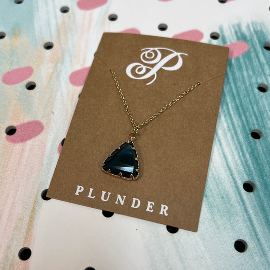 Blue Ice Earrings and Necklace Set