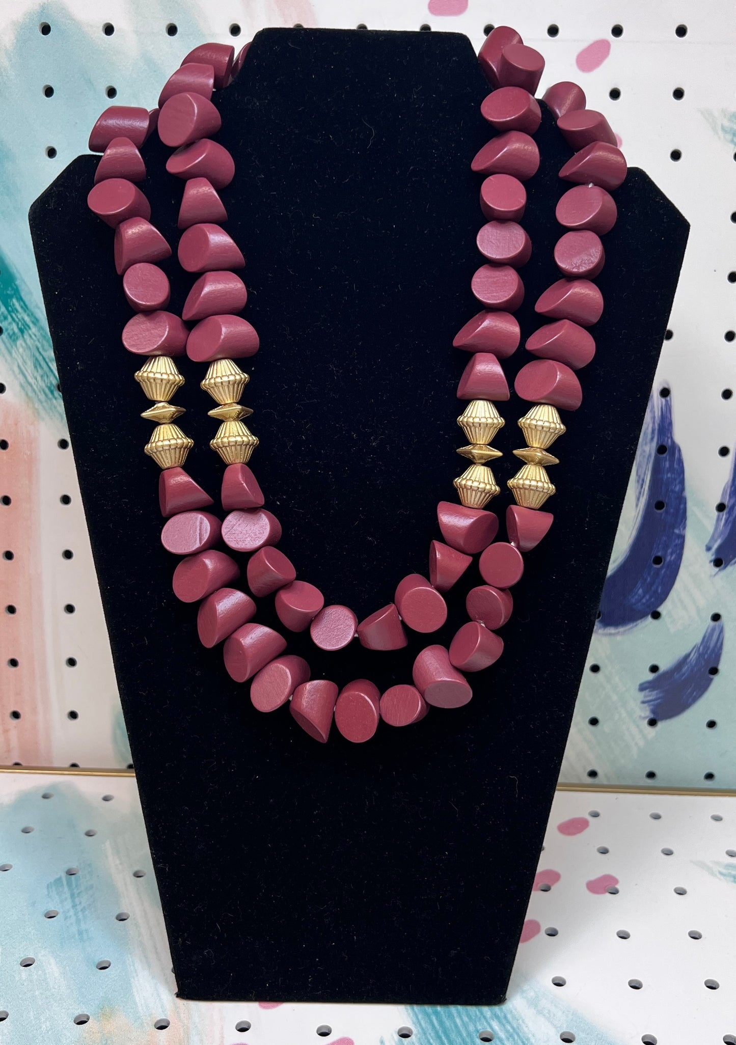 Burgundy Necklace