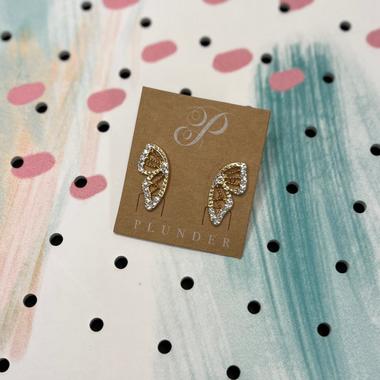 Navy Faye Earrings