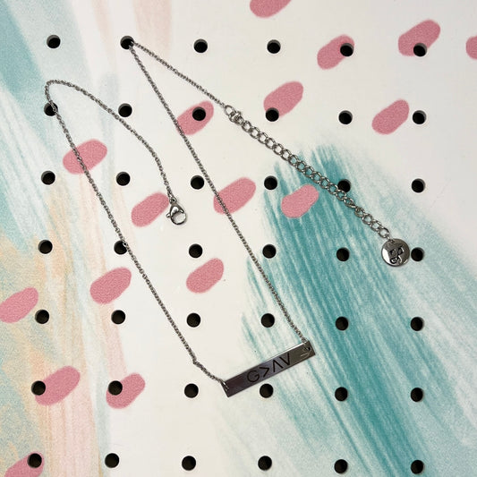 Silver Highs and Lows Necklace